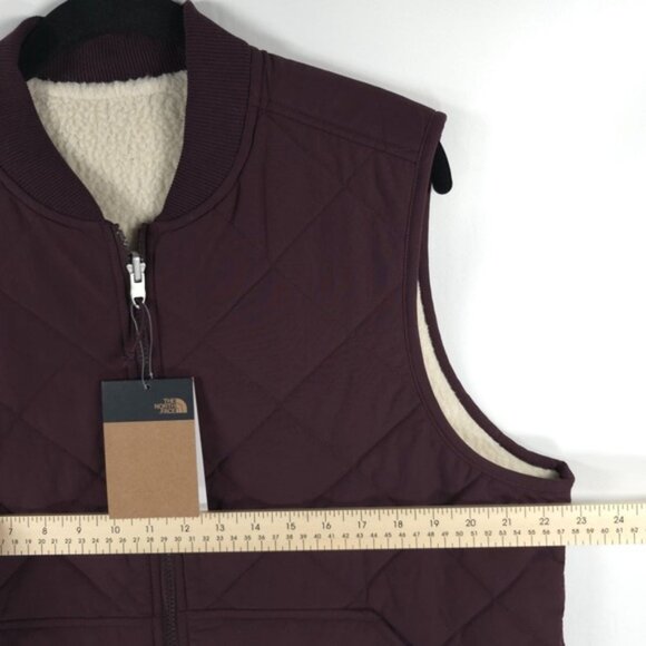 NWT THE NORTH FACE W Cuchillo Reversible Vest RTO Root Brown Size XL - Picture 8 of 16